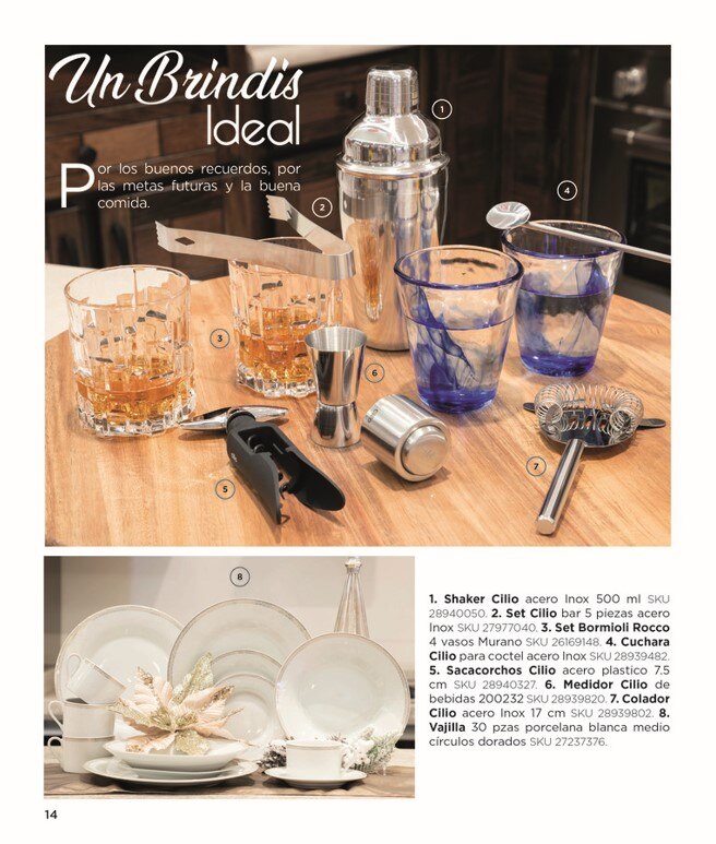 Un brindis ideal / Vasos Cilio