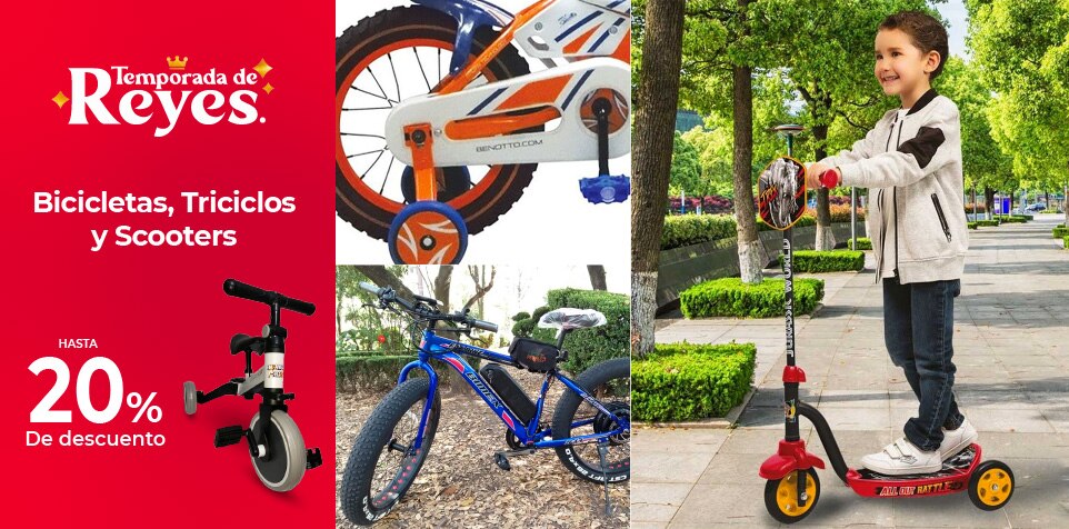 icicletas,Triciclos Y scooters