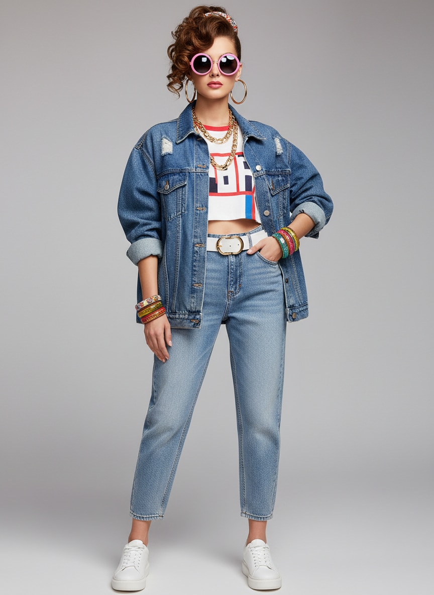 Outfit De Los 80 Mujeres