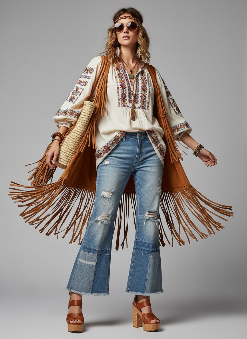 Outfit Hippie Mujer