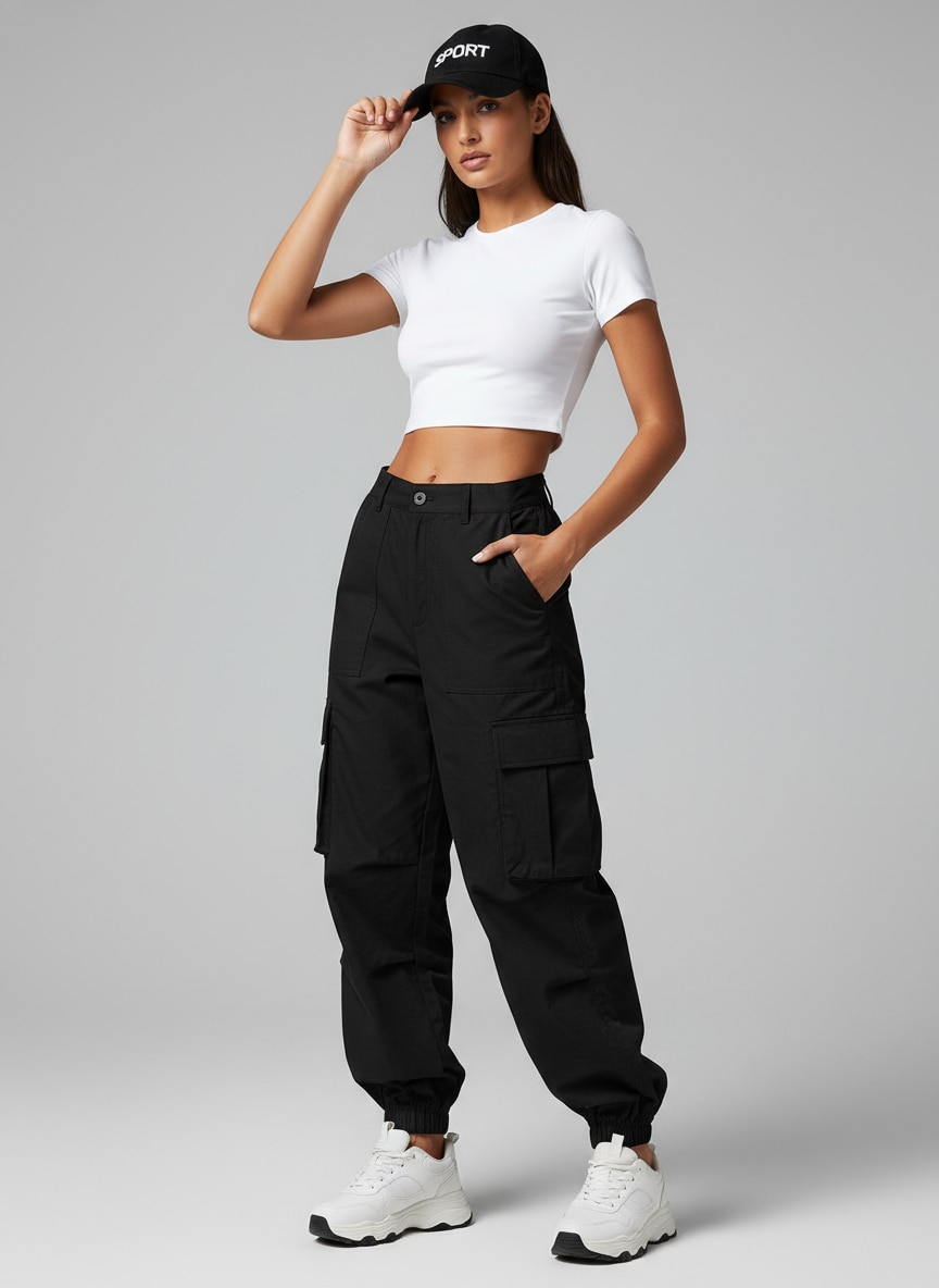 Outfit Pantalon Cargo Mujer