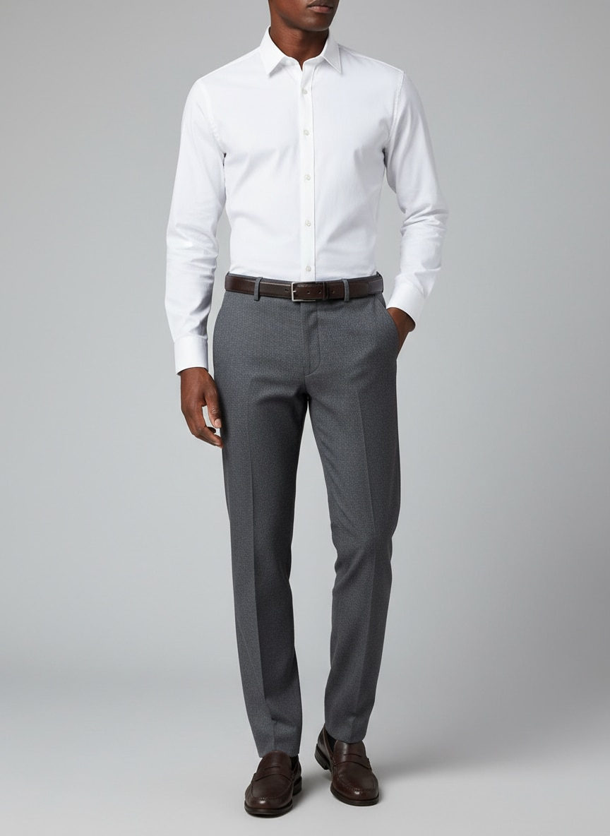 Outfit Pantalon Gris Hombre