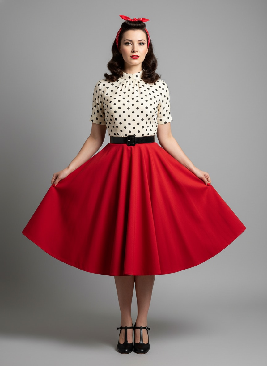 Outfit Rockabilly Mujer