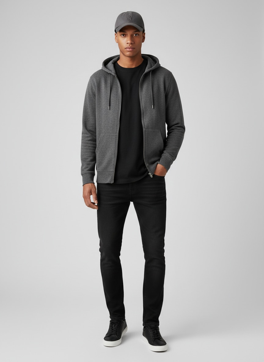 Outfit Tenis Negros Hombre