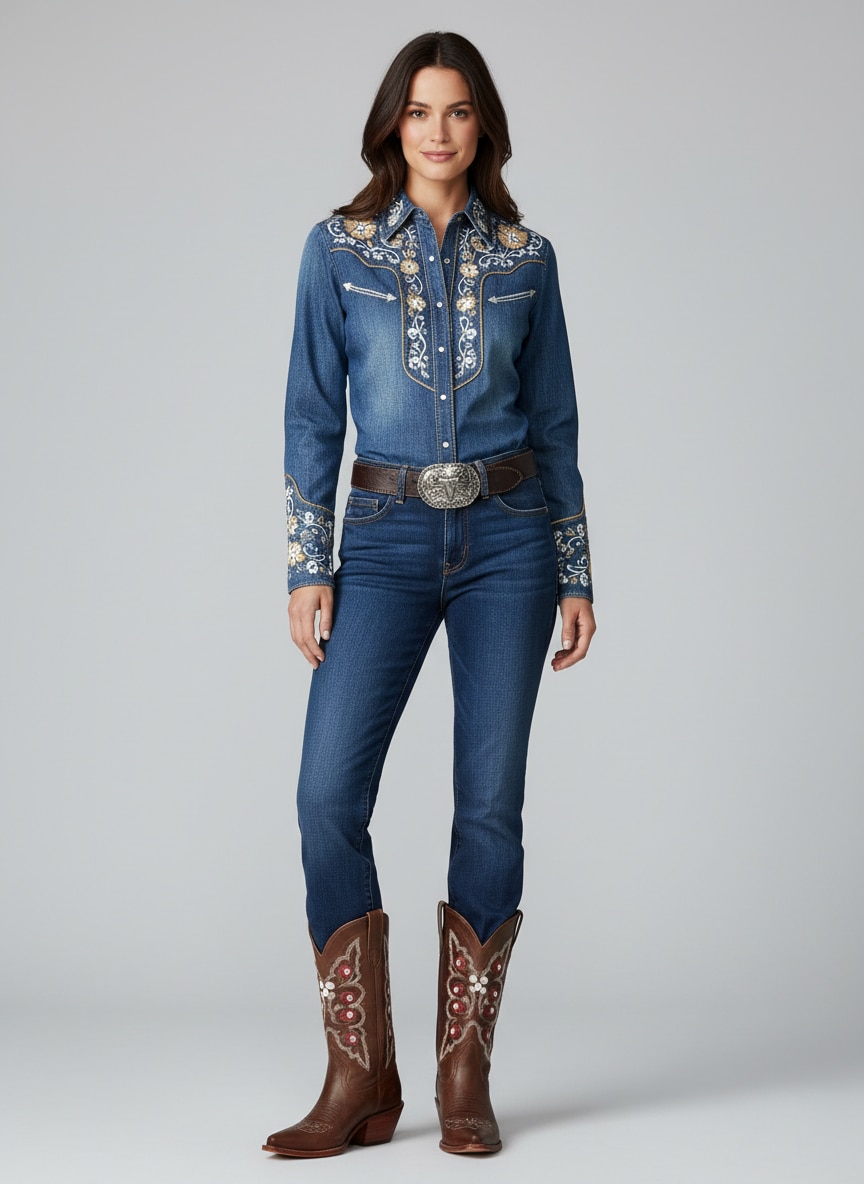 Outfit Vaquero Mujer