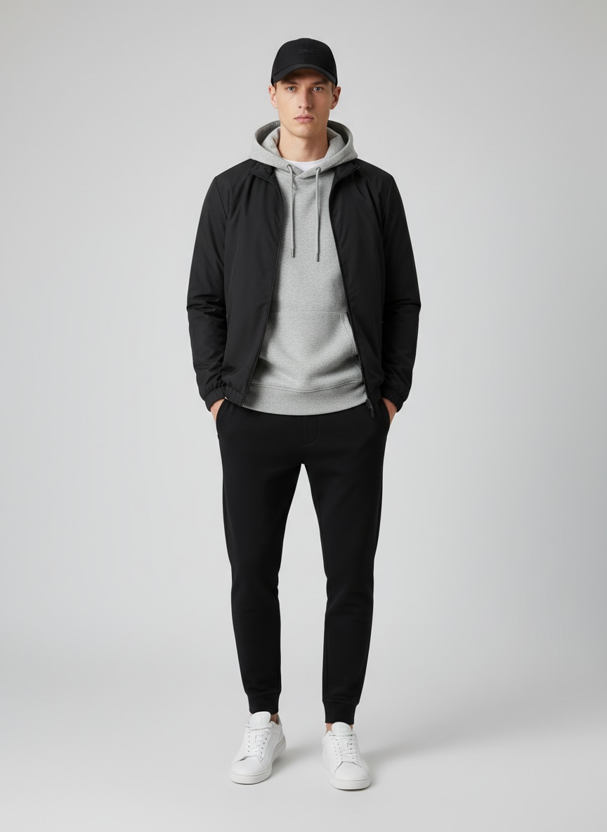 Pants Gris Outfit Hombre