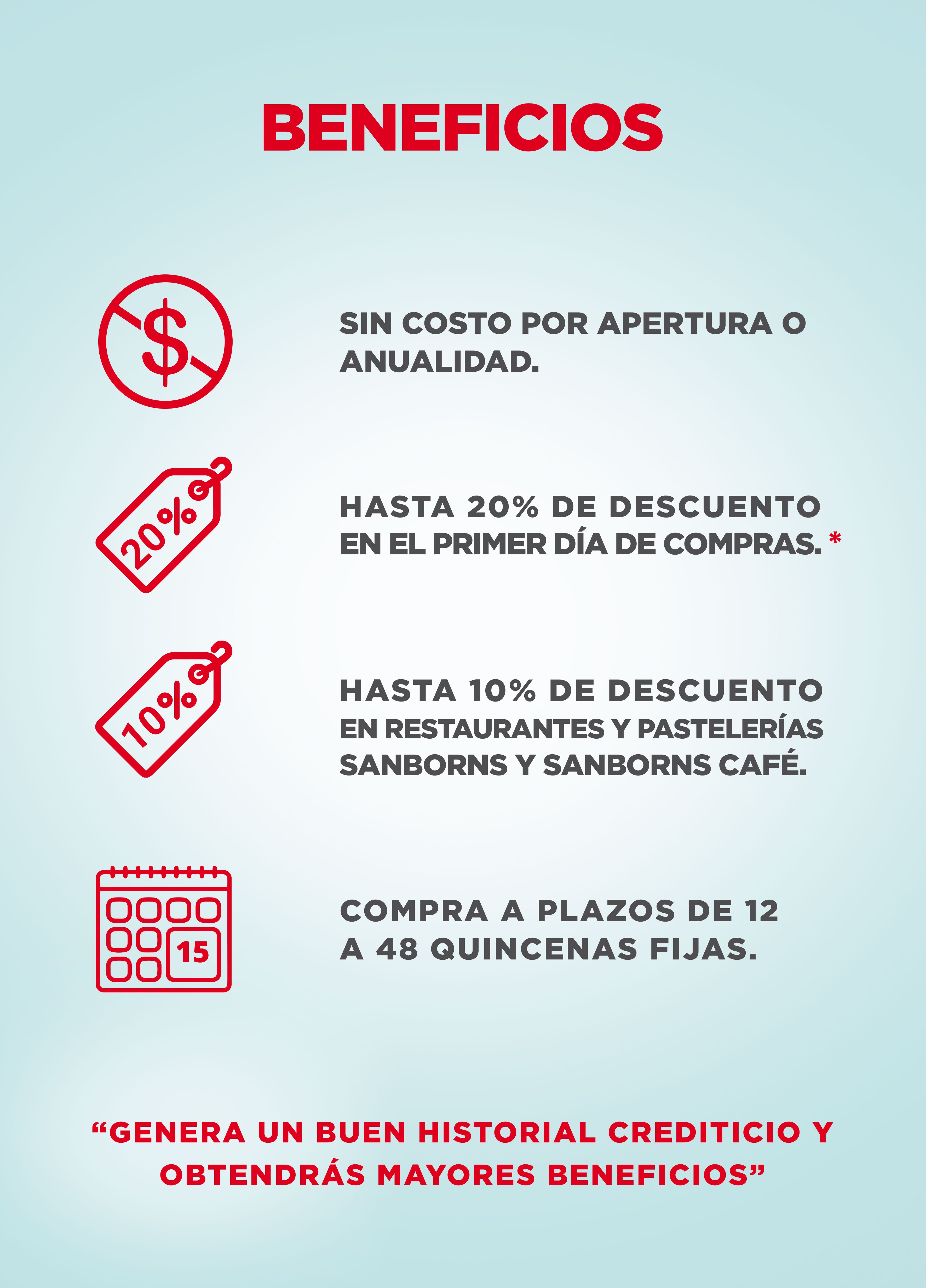 ¿Qué beneficios tiene la tarjeta roja